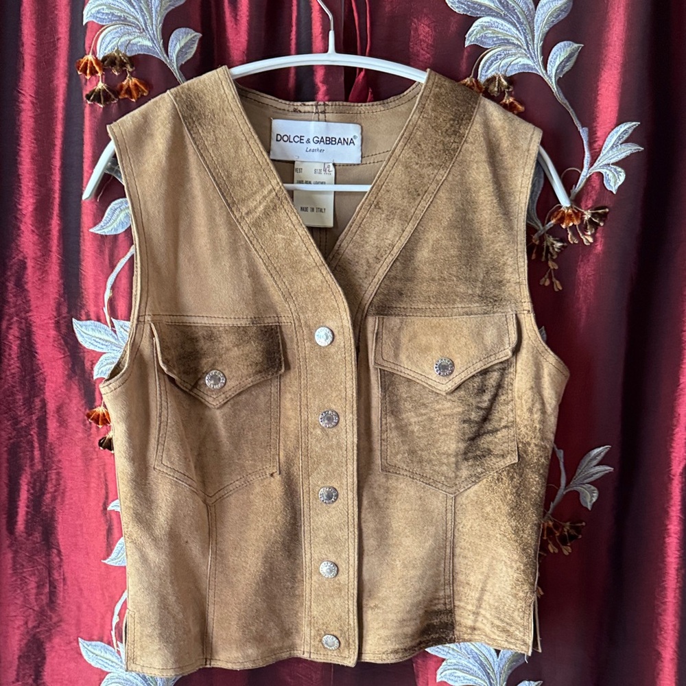 Dolce & Gabbana Brown Vest